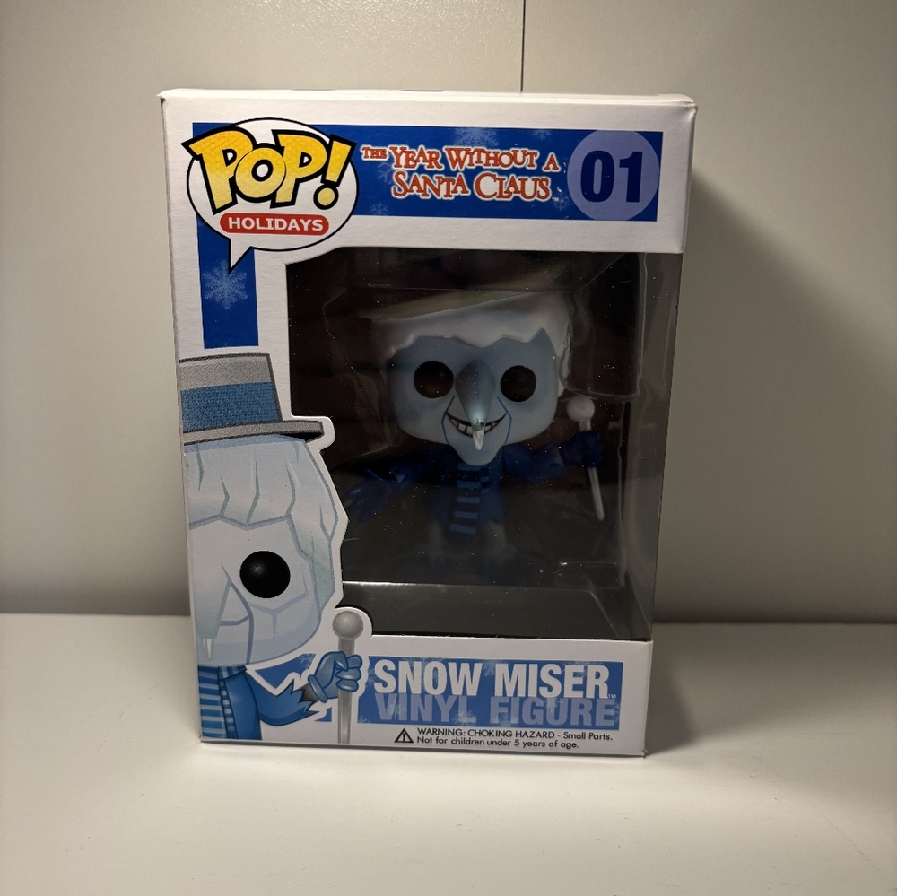 Funko Pop! Snow  Miser #01 Holidays Vinyl Figure. The Year Without Santa Claus.